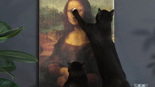 Masterpiece Scratching Posts Let Your Cats Destroy Priceless Works of Art